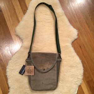 Vintage Addiction recycled military canvas crossbody bag